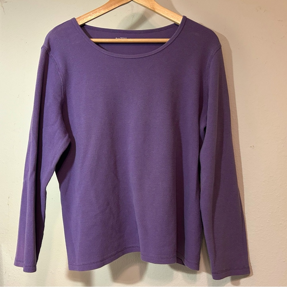 cozy purple shirt